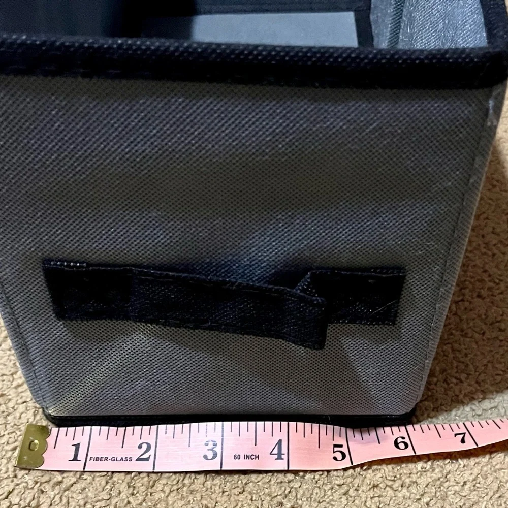 GRAY/BLACK STORAGE ORGANIZER CUBBY SET (VARIOUS SIZES) (GREAT FOR RESELLERS)